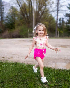 Neon Ruffle Shorties