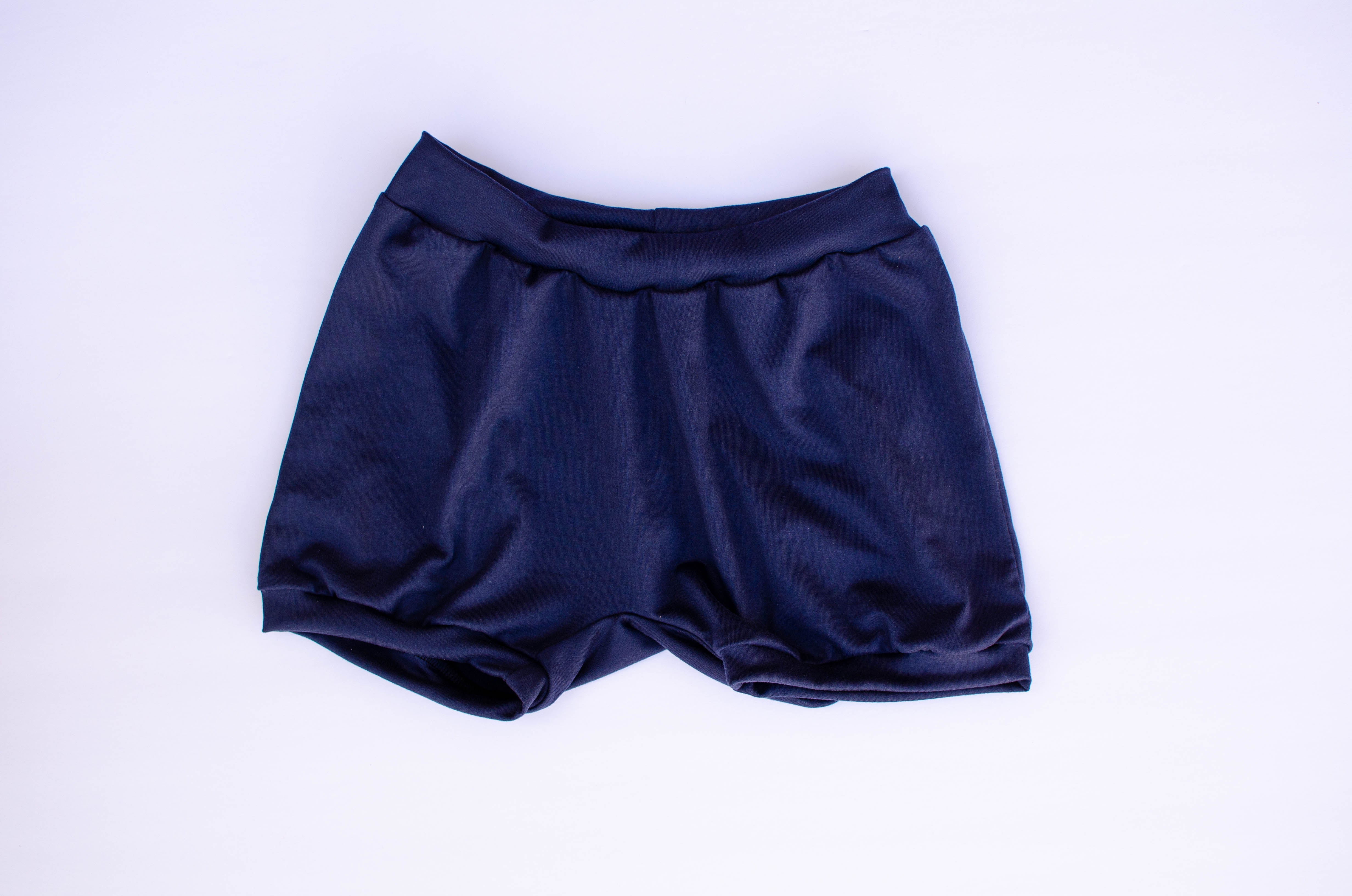 Navy Bubble Shorties