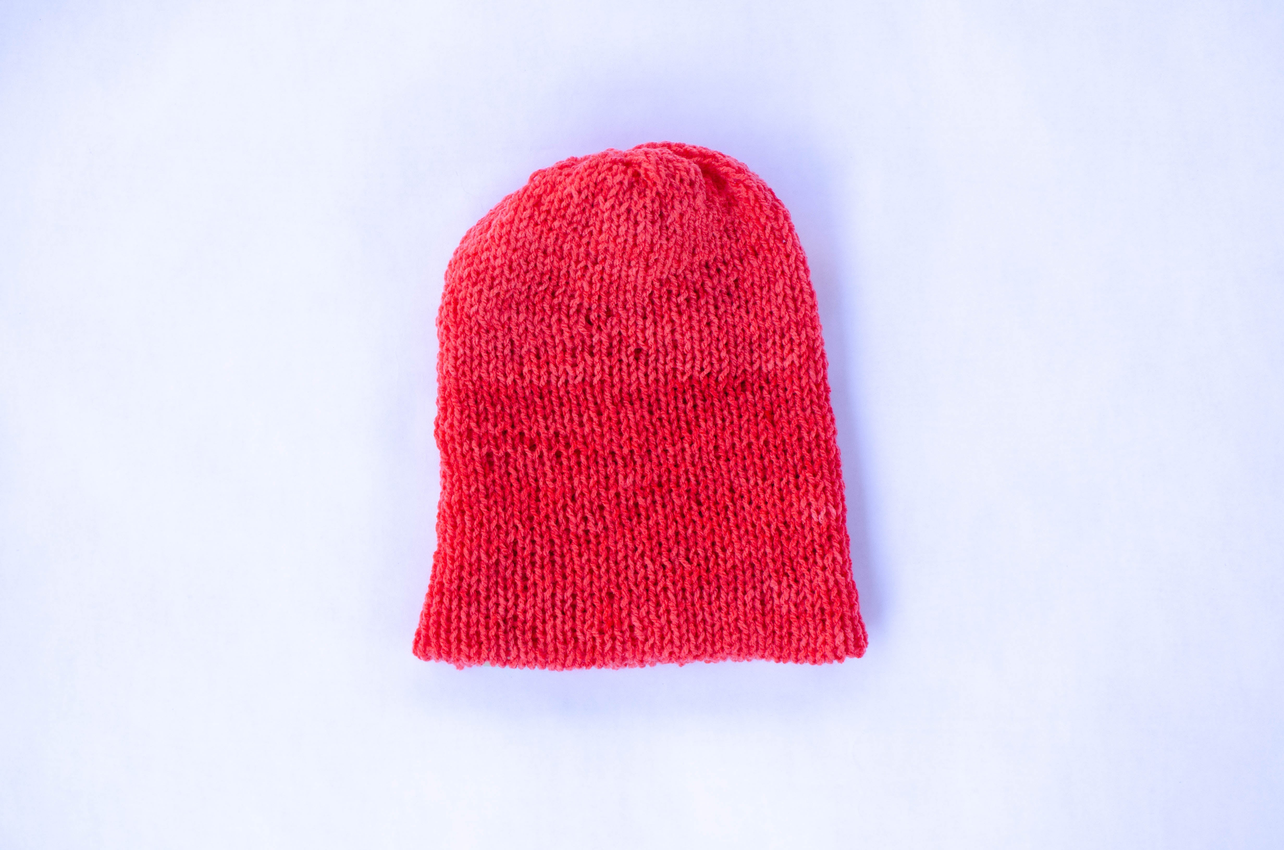 Reversible Knit Hat - 6/12 months