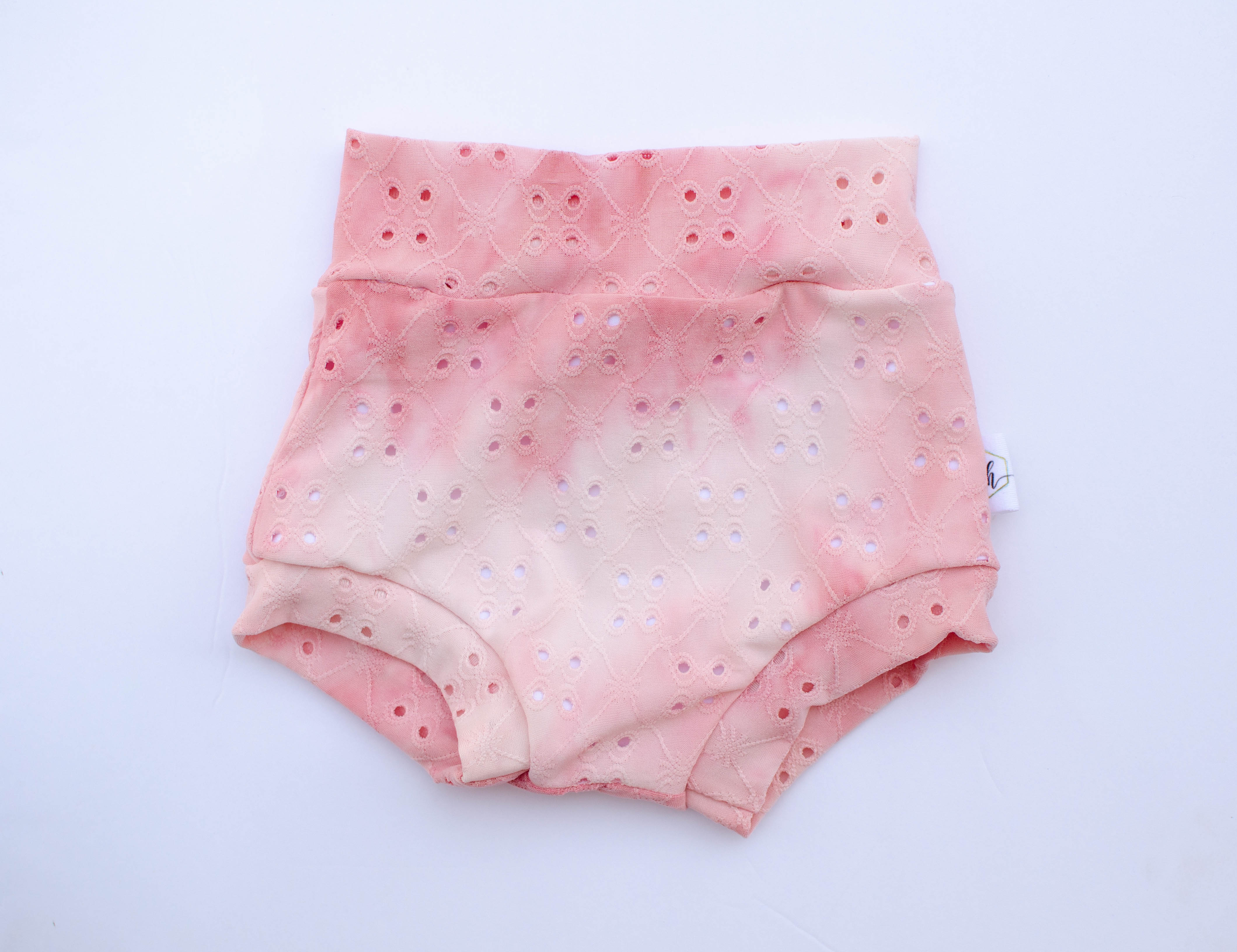 Pink Eyelet Bummies