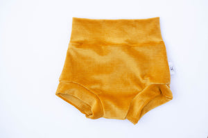 Mustard Corduroy Bummies