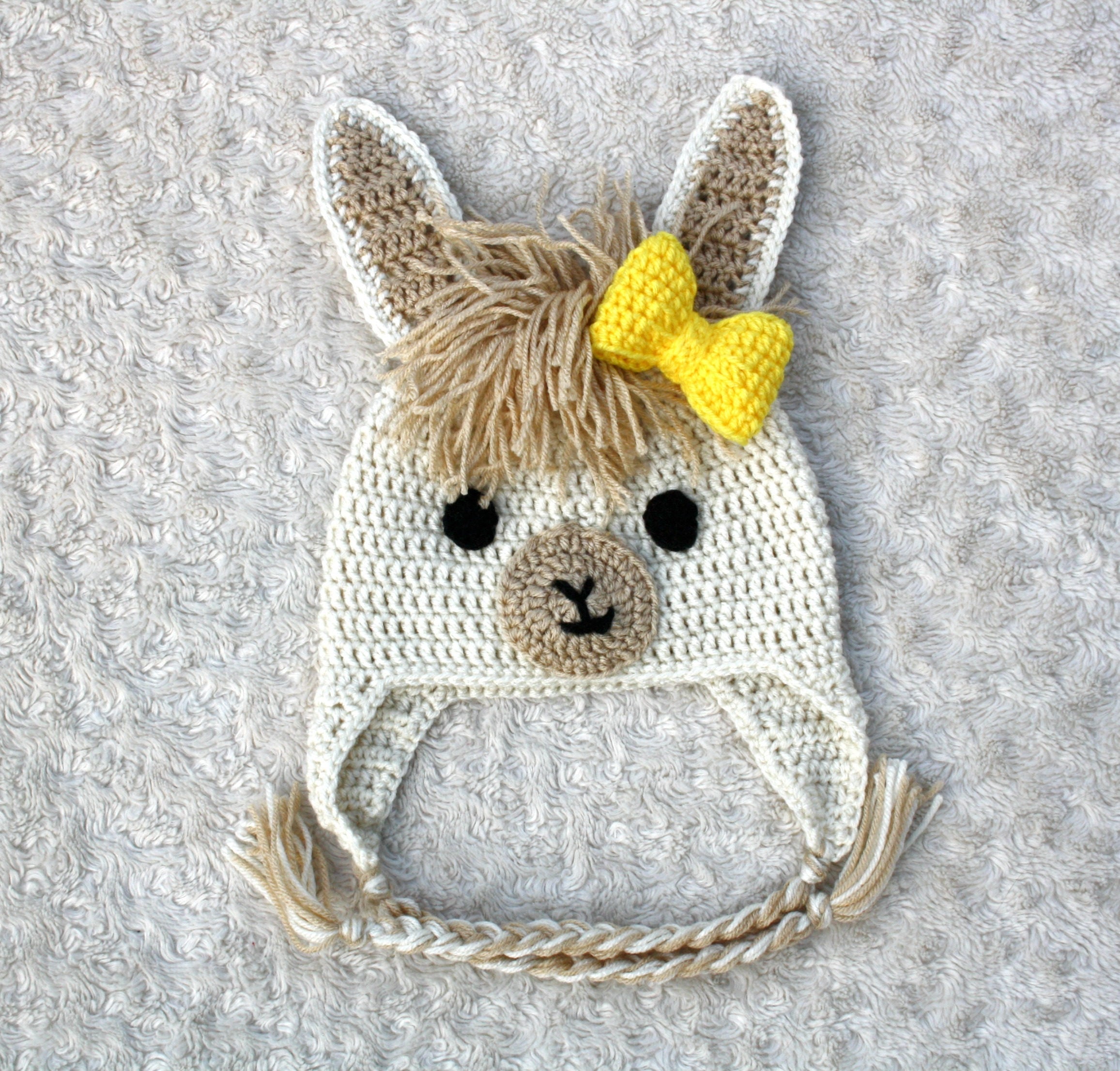 Llama / Alpaca Crochet Hat