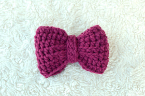 Large Crochet Bow Headband