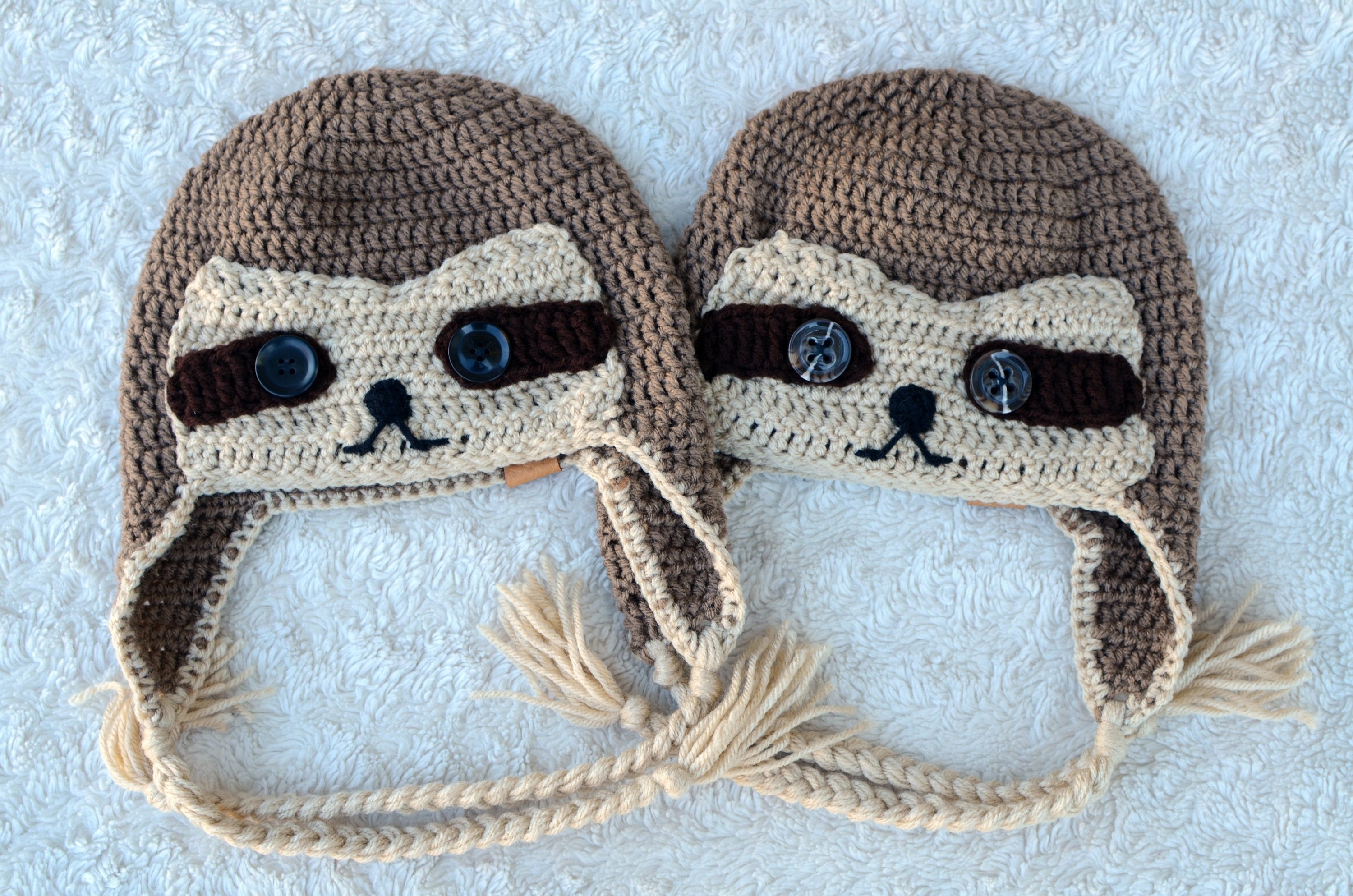 Sloth Crochet Hat