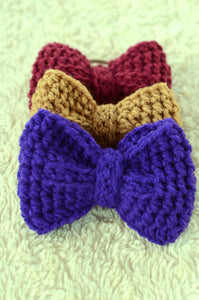 Large Crochet Bow Headband