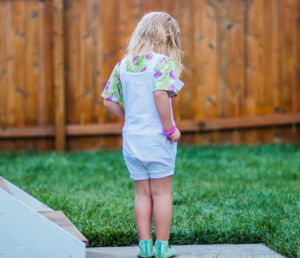 Distressed Overalls