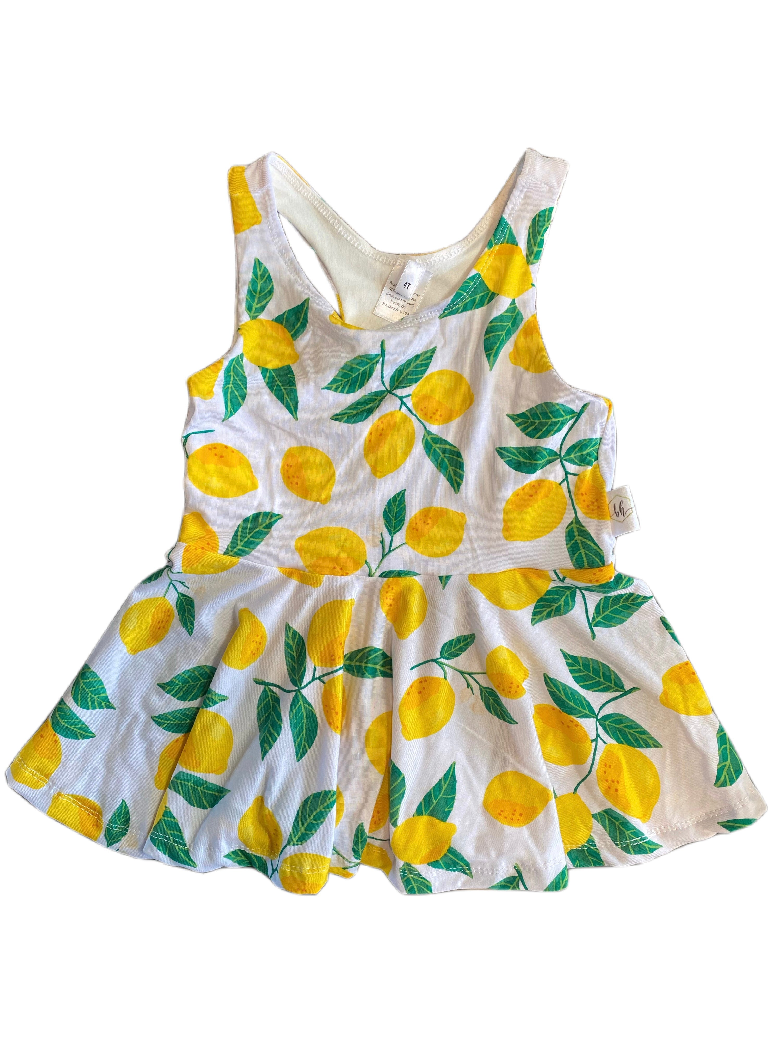 Lemon Peplum