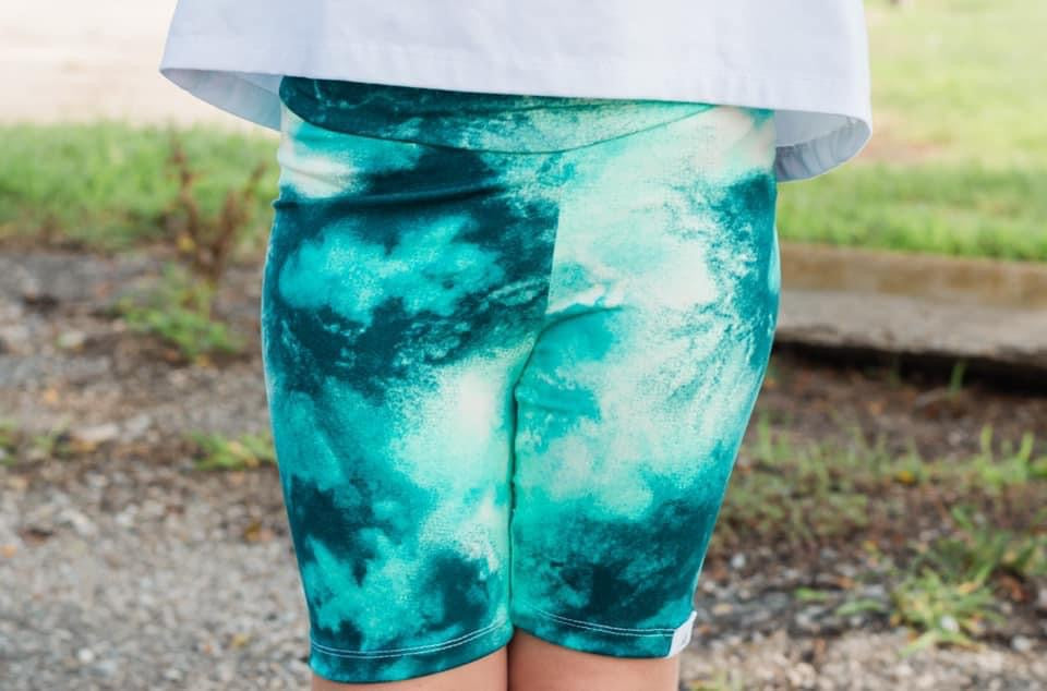 Tie Dye Biker Shorts